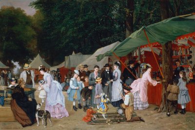 At The Fair, 1877 by Camille Leopold Cabaillot Lasalle
